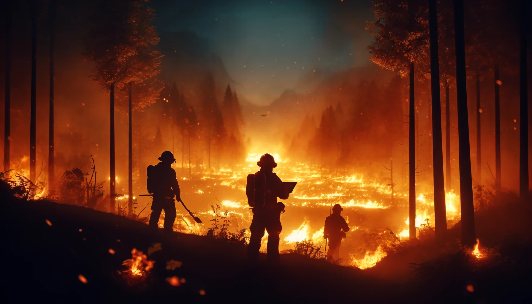 Front page fire